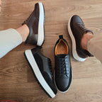 Sneaker en cuir premium - 018