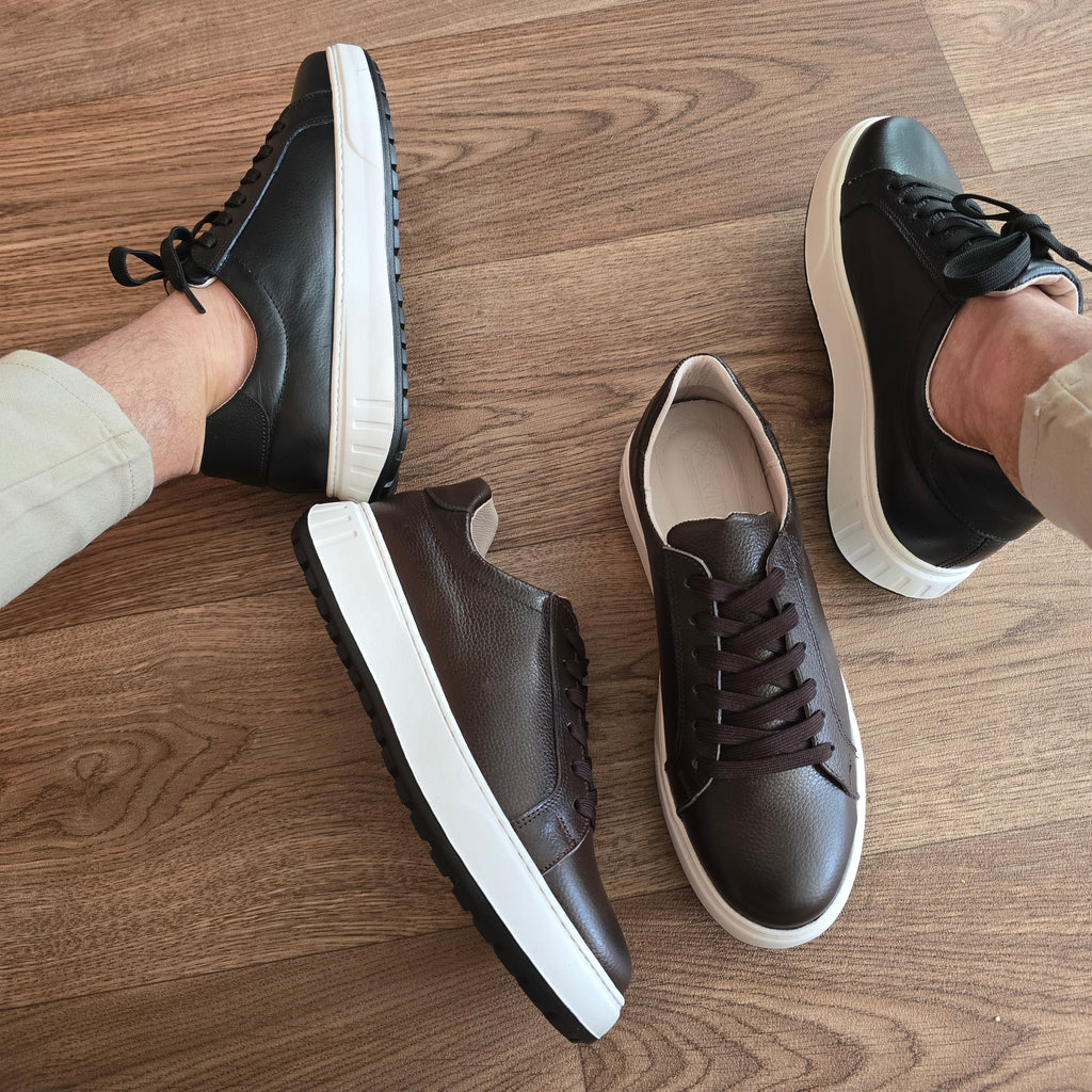 Sneaker en cuir premium - 019