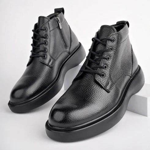 Bottes en cuir véritable 013