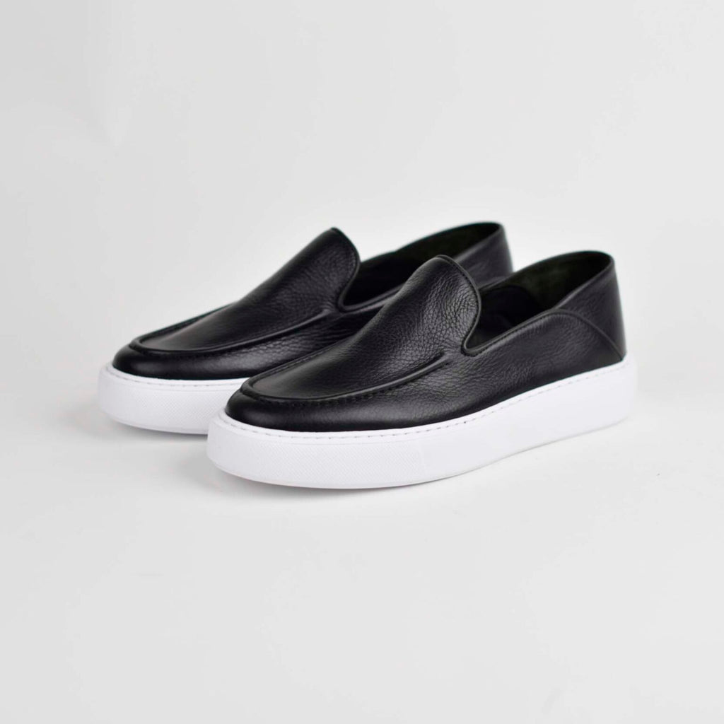 Mocassins sports en cuir - Ref 023