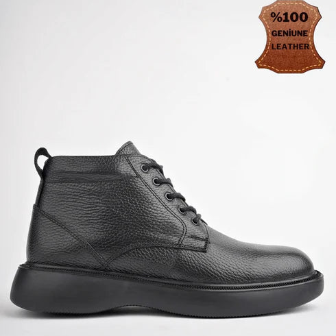 Bottes en cuir véritable 013