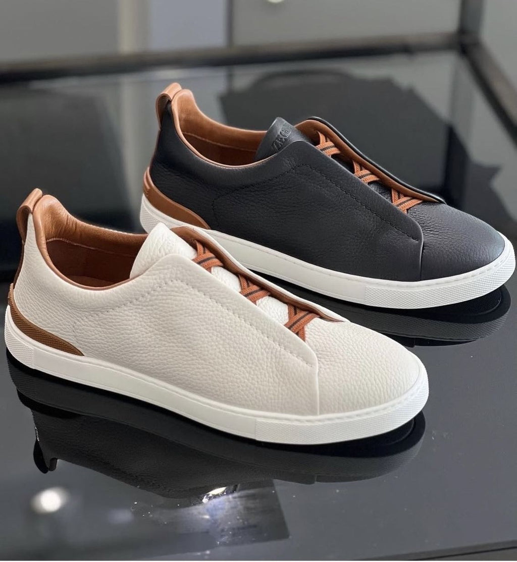 Sneaker en cuir premium - 017