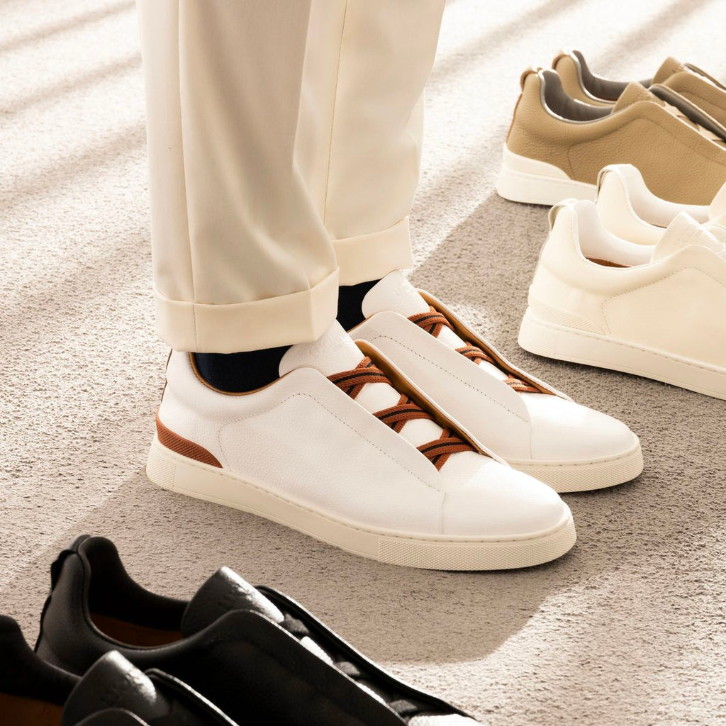 Sneaker en cuir premium - 017