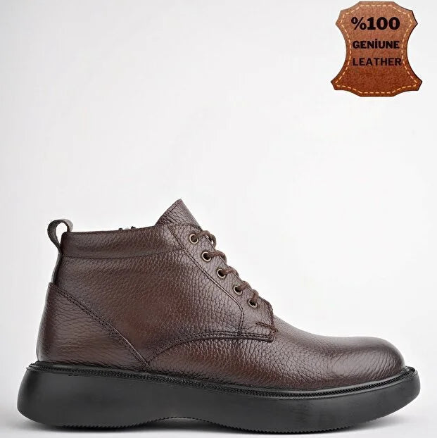 Bottes en cuir véritable 013