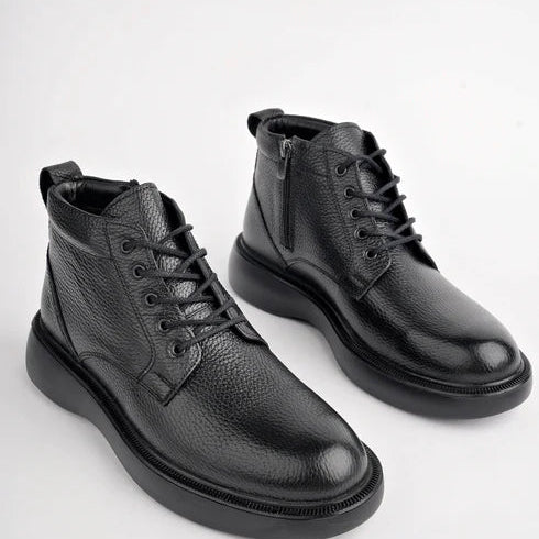 Bottes en cuir véritable 013